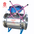 API CE Factory High Pressure DIN Steel Trunnion Fixed Ball Valve for water oil gas